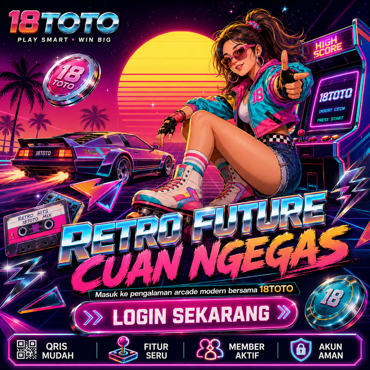 18toto jual sepatu online jahitan ganda kuat 18TOTO - bola togel berputar angka berkilau